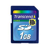 Transcend SD80 1GB 80X Secure Digital Card