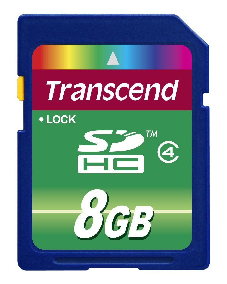 Transcend Secure Digital Card SDHC Class 4 - 8GB
