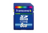 Transcend Secure Digital Card SDHC Class 6 - 8GB