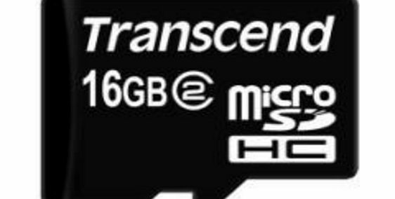 Transcend TS16GUSDC2 microSD16GB Cl2 SDHC TRC