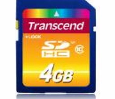 Transcend TS4GSDHC10 SD 4 GB 16/20 centilitre 10SDHC TRC