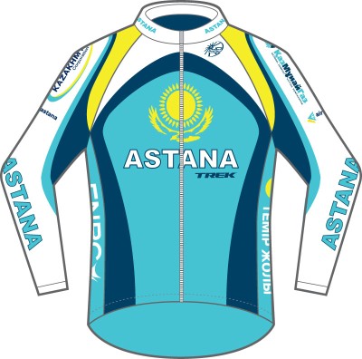 Astana Team Windshell - Menand#39;s 2008