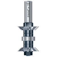 Trend B/Guided Adjust Chamfer A=45andiexcl; (Tct Router Cutter Range / Laminate Trimmers)