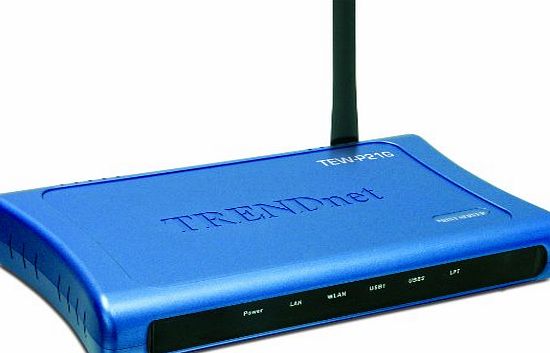 TRENDnet TEW-P21G Wireless 3-Port Print Server