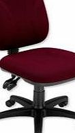 Trexus Intro Operators Chair PCB High Back H490mm Seat W490xD450xH440-560mm Burgundy