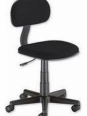Intro Typist Chair Back H220mm Seat W410xD390xH405-520mm Black