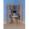 Launch Corner Computer Desk with Over