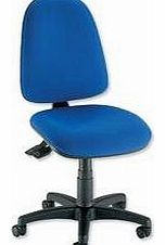 Office Operator Chair Asynchronous High Back H510mm W465xD450xH425-540mm Blue