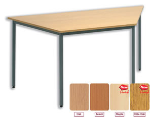 Office Table Trapezoidal 3 Short Edges of
