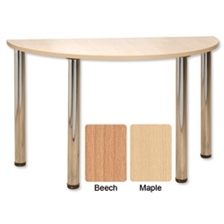 Plus Conference Table Semicircular Maple