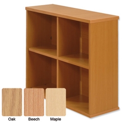 Plus Desk High Bookcase Maple