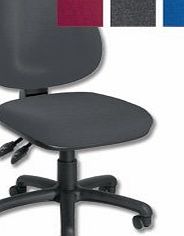 Trexus Plus High Back Chair Asynchronous W460xD450xH480-590mm Backrest H520mm Charcoal