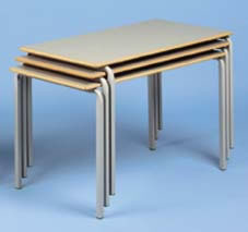 Trexus Stacking Table MDF Laminated Flat-packed