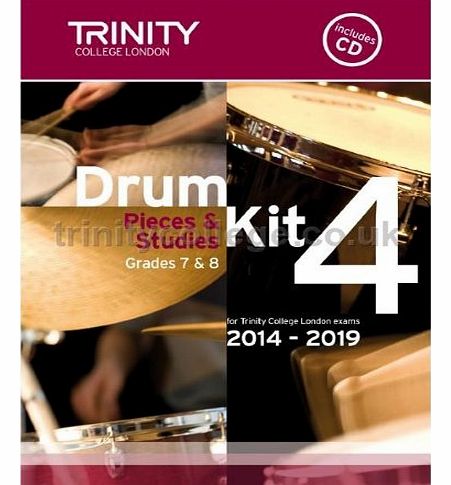 Drum Kit 4 (Grades 7 & 8) With CD 2014-2019. Sheet Music for Drums