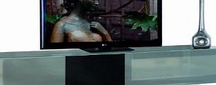 Triskom Contemporary TV Cabinet Model VR190 for LCD, LED or Plasma Screens 42,46,47,50,52,55,58,60,65,70 inch by SAMSUNG, LG, SONY, PHILIPS, TOSHIBA, PANASONIC, JVC. (Matt Black)