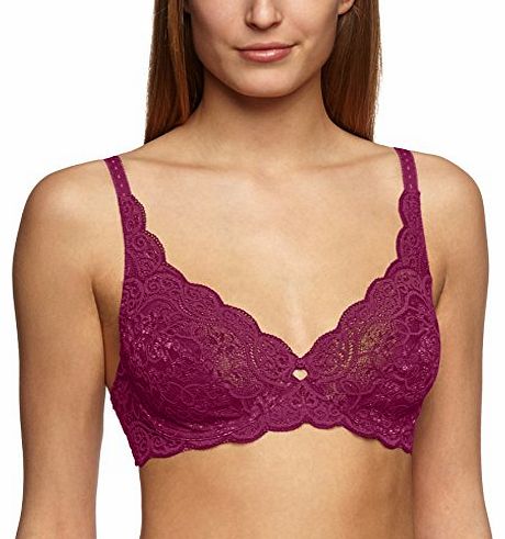 Amourette Wired Full Cup Womens Bra Wine 34B