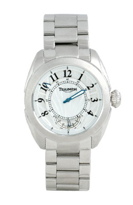 Triumph Gents 3035 11 Stainless  White Dial