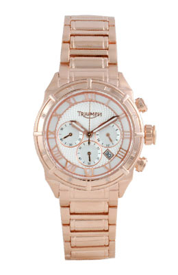 Triumph Gents 5006 55 Rosegold  White Dial