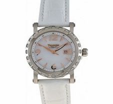 Triumph Ladies Motorcycles Gold White Watch