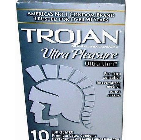 Trojan Ultra Pleasure Ultra Thin Condoms 10s
