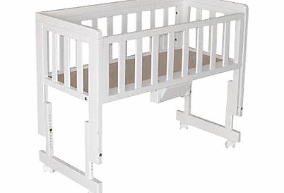 Troll Nursery Troll Bedside Crib, White