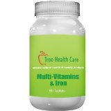 Troo Health Care Multi Vitamins and Iron 60 Tablets - Daily Health Supplement 4 Vitality and Fitness by Troo Health Care