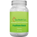 Psyllium Husks 750mg x 120 Capsules - Natural Dietary Fibre for Colon Cleanse, Bowels and Constipation