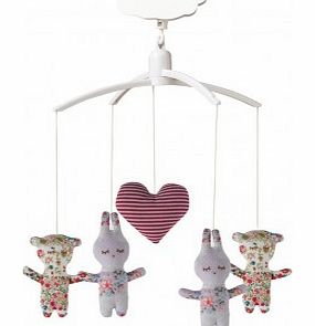 Bears and Rabbits musical mobile `One size