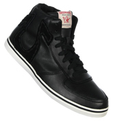 Ace Hi Black Leather Trainers