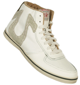 Ace Hi White Leather Trainers