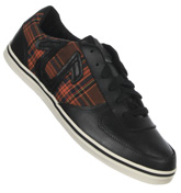 Ace Low Top Black and Red Plaid