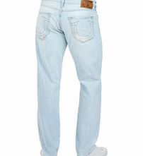 Geno light blue slim leg cotton jeans