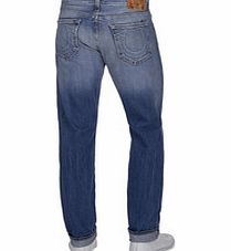 Geno mid-blue cotton slim jeans