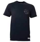 Navy T-Shirt with Small Logo