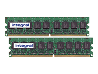 Integral memory - 4 GB : 2 x 2 GB - DIMM 240-pin