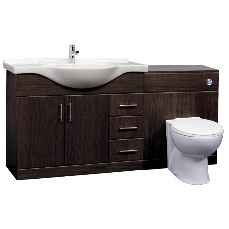 1050mm Ebony Brown Furniture Sink &