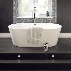 Balmain 1675mm Freestanding Bath With Waste