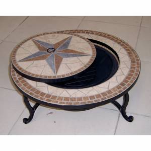 Trueshopping Beacon Star Tile Top Coffee Table