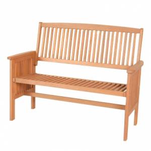 Hardwood Two Seater Bench