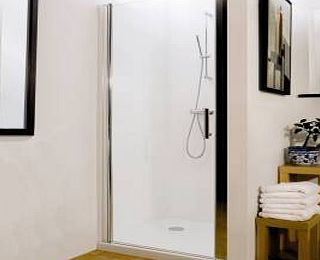 Trueshopping Hinged Reversible Glass Bathroom Shower Door