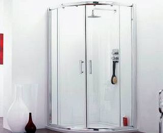 Trueshopping Quadrant Shower Enclosure Cubicle 6mm Toughened