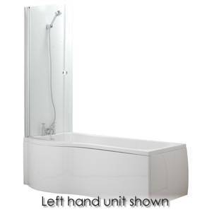 Shower Bath with Front Panel and