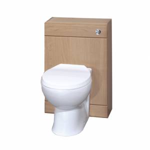 Sienna Beech Back to Wall Toilet Unit