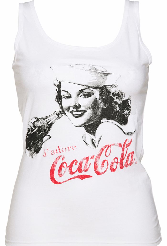 Damer Vintage Jadore Coca-Cola Vest