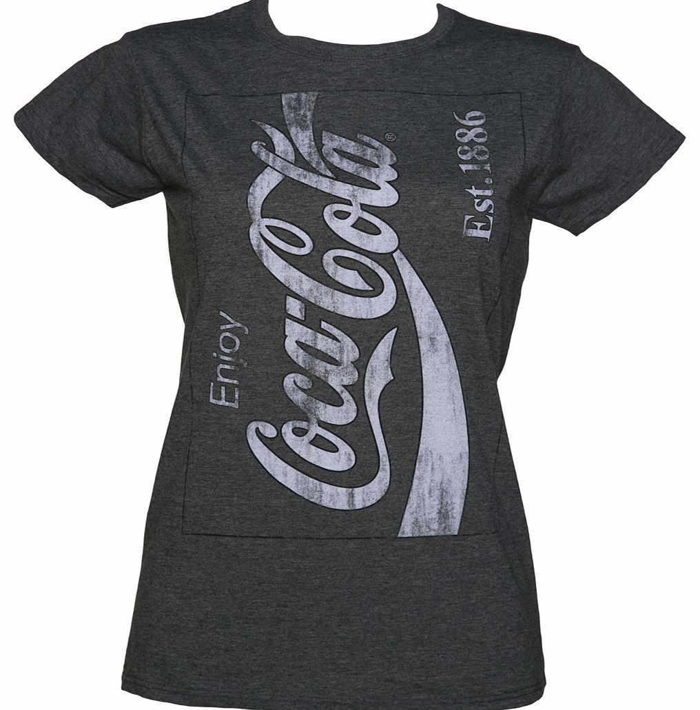 Ladies Charcoal Coca-Cola Est. 1886 T-Shirt