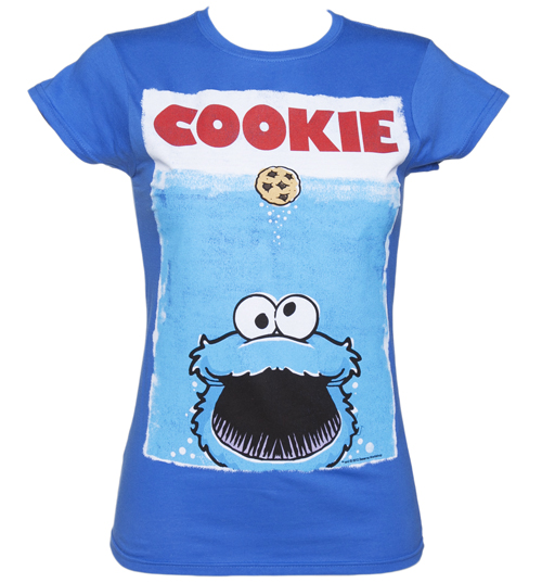 Ladies Sesame Street Cookie Monster Movie Poster