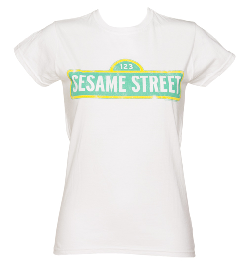 Ladies Sesame Street Logo T-Shirt