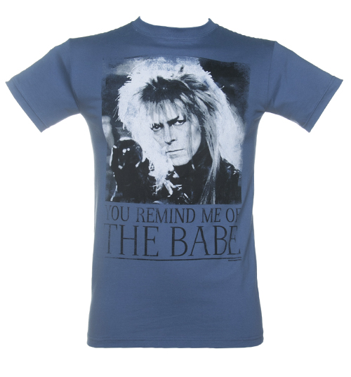 Mens Blue You Remind Me Of The Babe Bowie