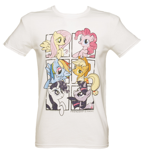 Mens White My Little Pony Friendship Is