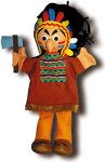 Trullala Red Indian Chief Handpuppet